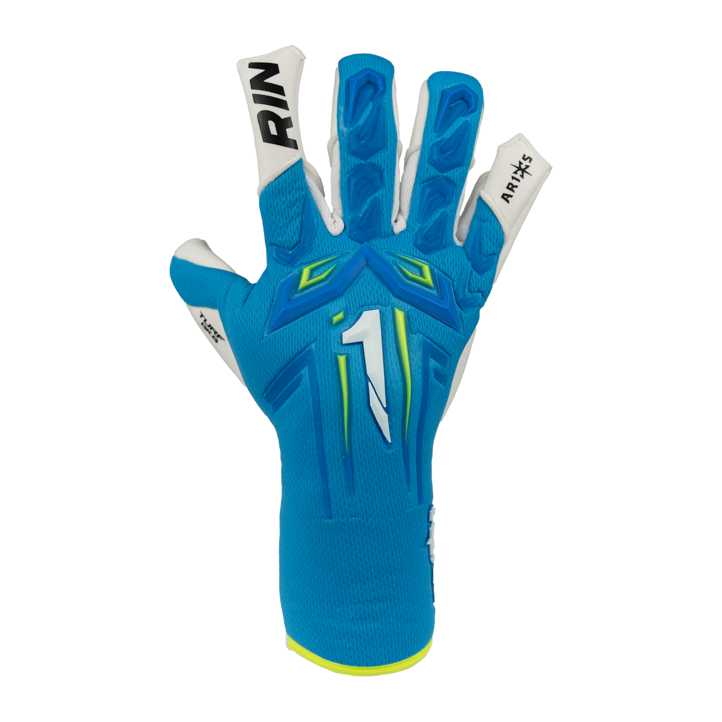 Rinat keepershandschoenen Aries X Turf blauw