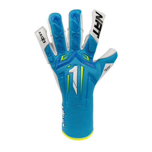 Rinat keepershandschoenen Aries X Turf blauw
