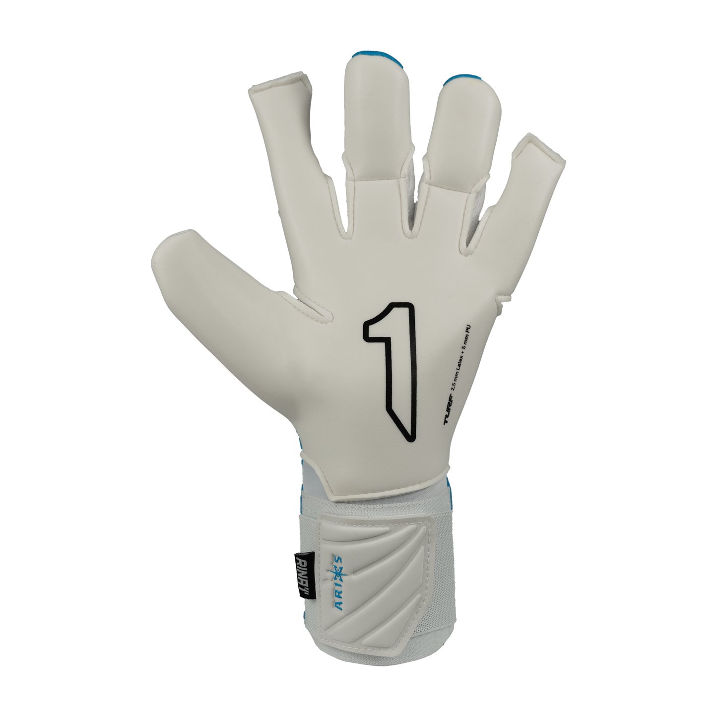 Rinat keepershandschoenen Aries X Turf blauw