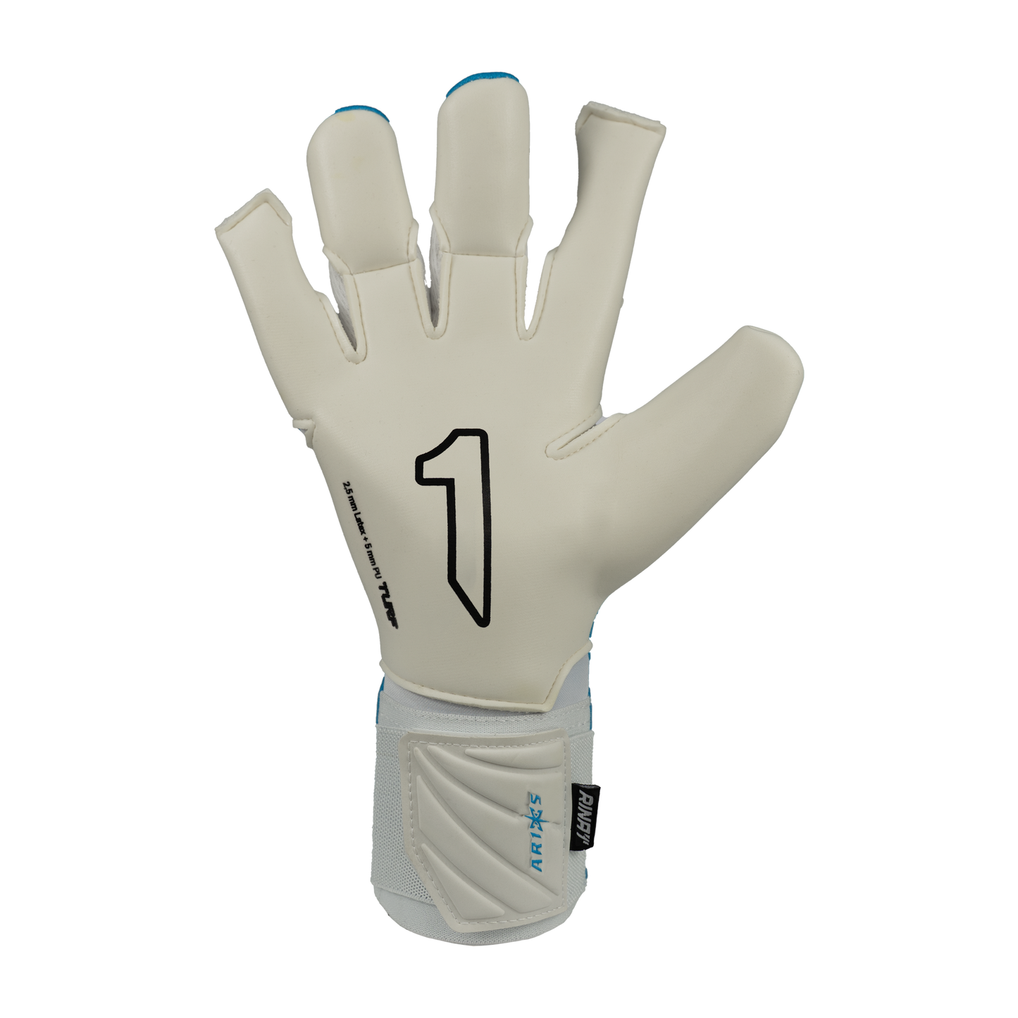 Rinat keepershandschoenen Aries X Turf blauw