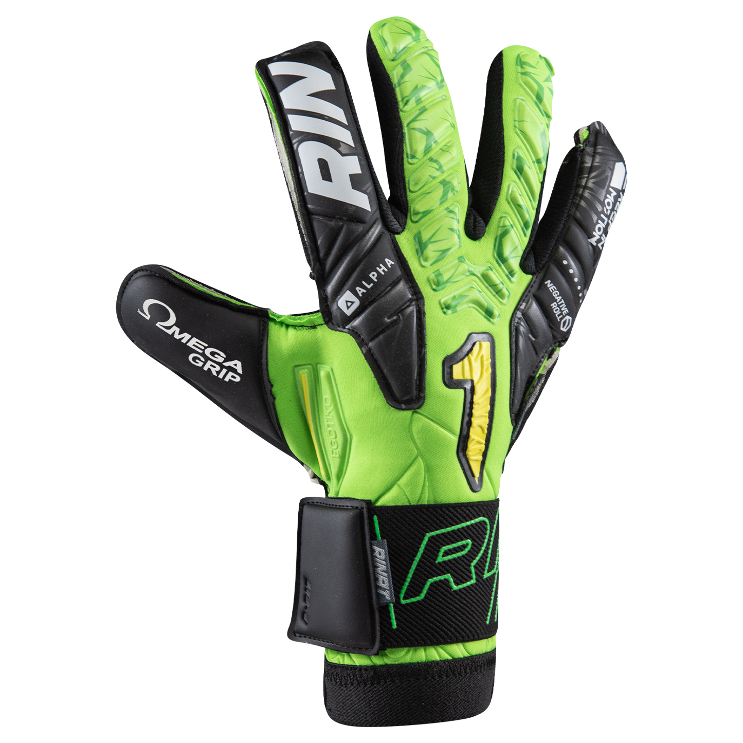 Rinat keepershandschoenen Egotiko Vengador Alpha groen