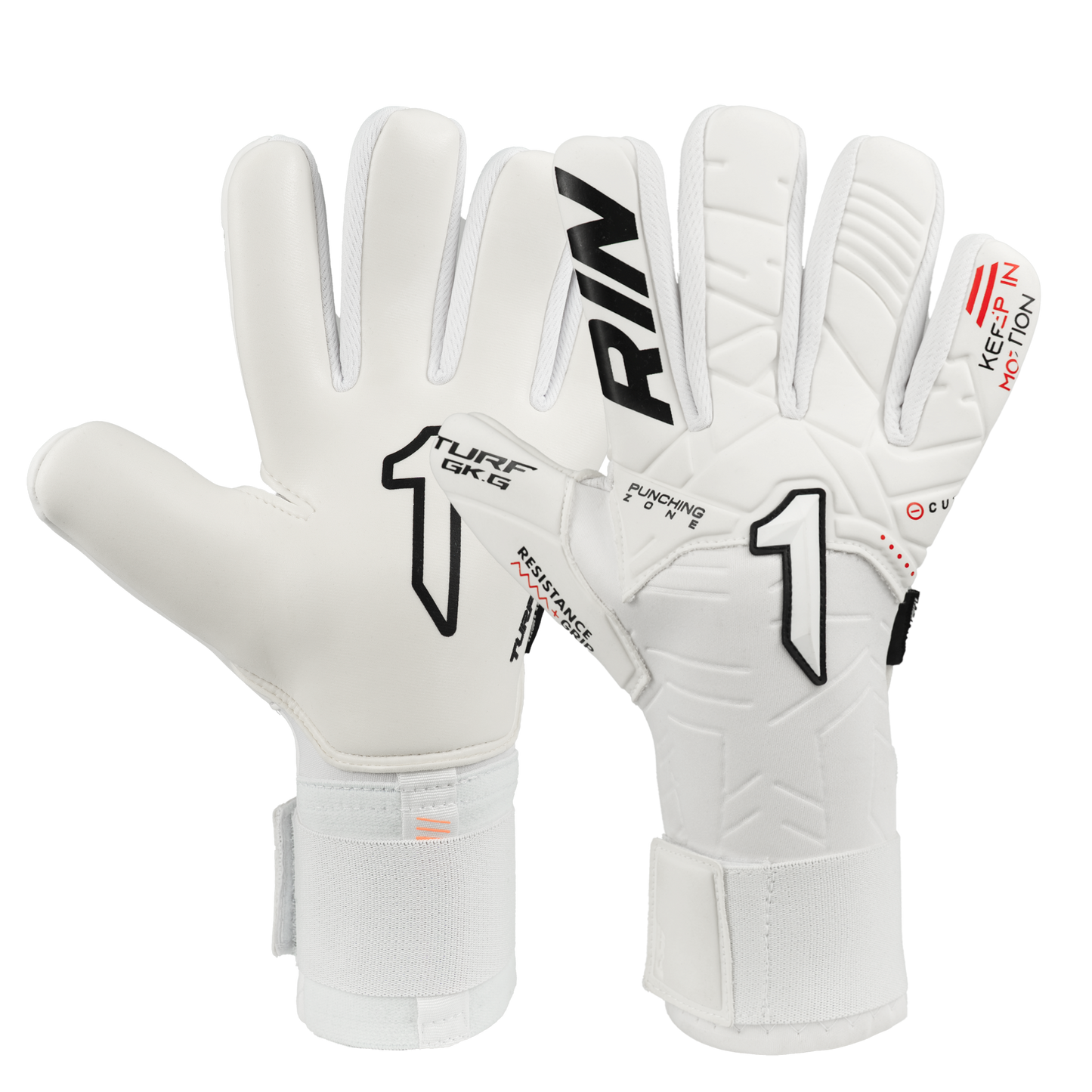 Rinat keepershandschoenen Kratos Turf basic wit