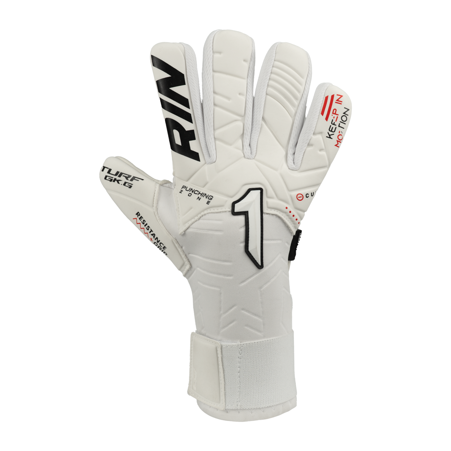 Rinat keepershandschoenen Kratos Turf basic wit