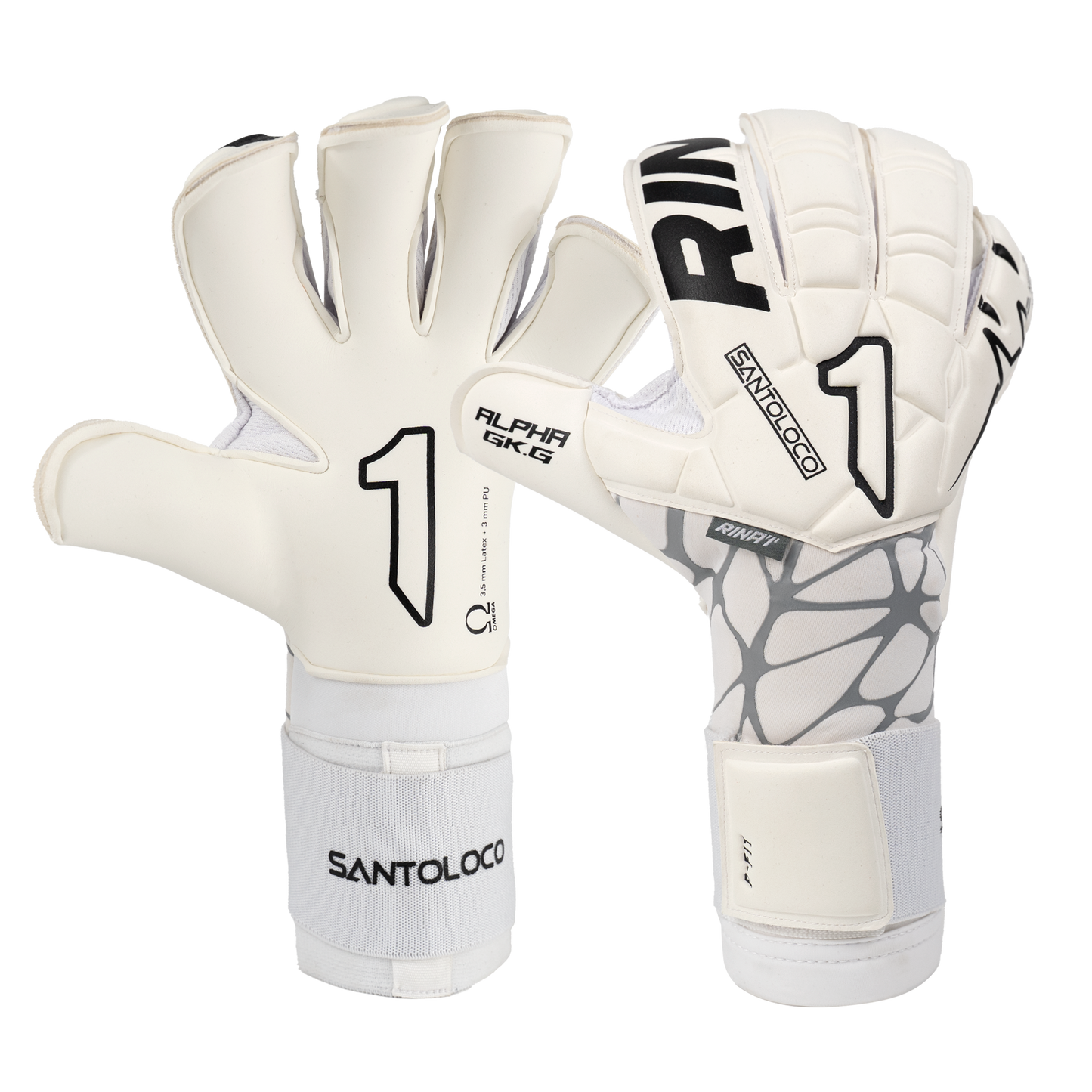 Rinat keepershandschoenen Santoloco Alpha Wit