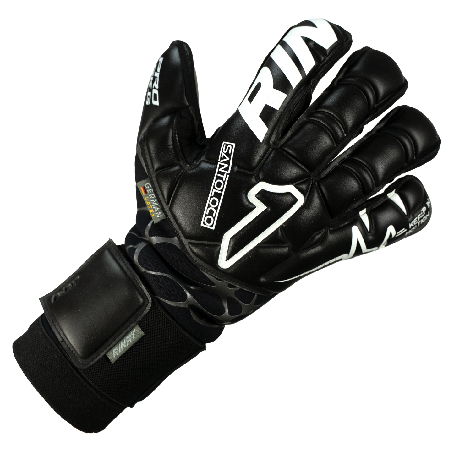 Rinat Keepershandschoenen Santoloco Pro zwart