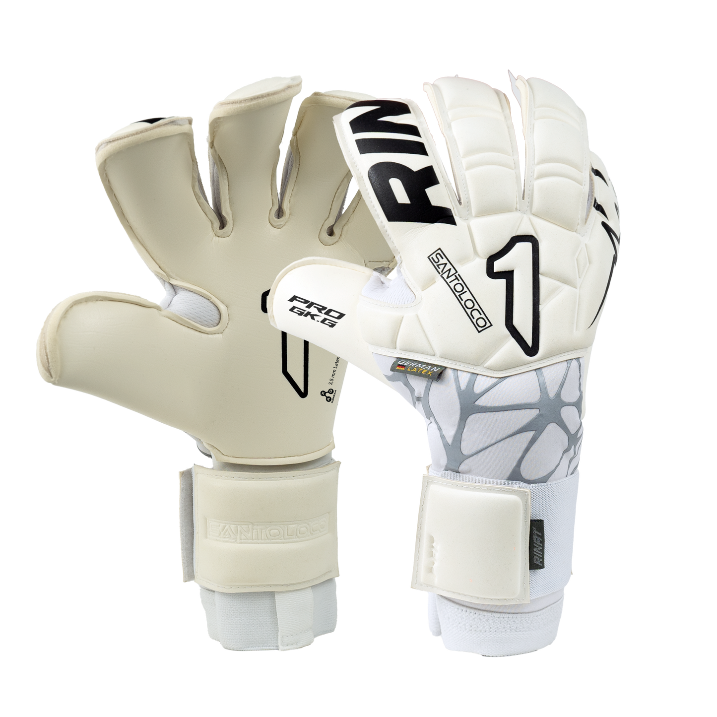 Rinat Keepershandschoenen Santoloco Pro wit