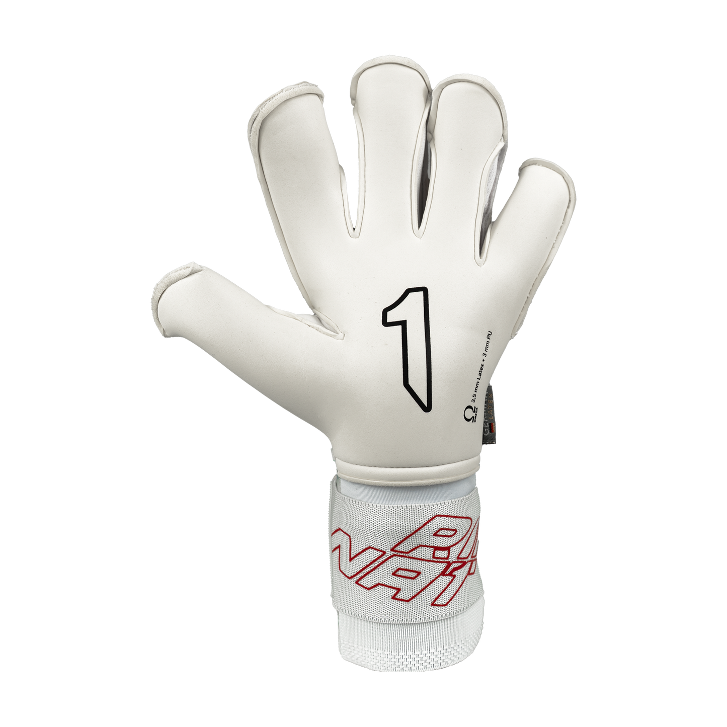 Rinat keepershandschoenen Xtreme Guard Dominius Premium Wit/Rood/Blauw