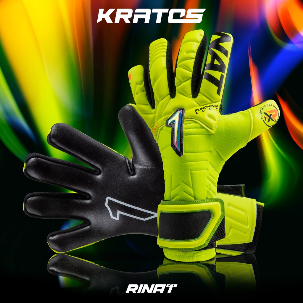 Rinat keepershandschoenen Kratos Semi Geel